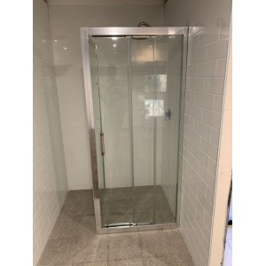 Semi-Frameless 3 Sliding Doors Shower Screen (800-850)*1900